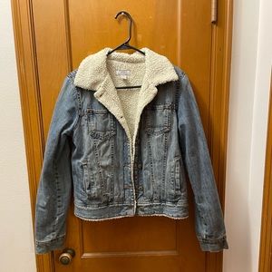 Old Navy Sherpa Lined Jean Jacket